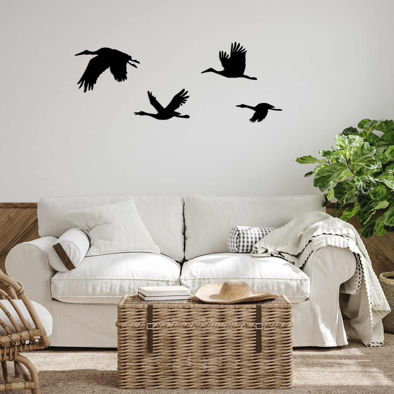 Poze Accesoriu decorativ de perete metalic Stork
