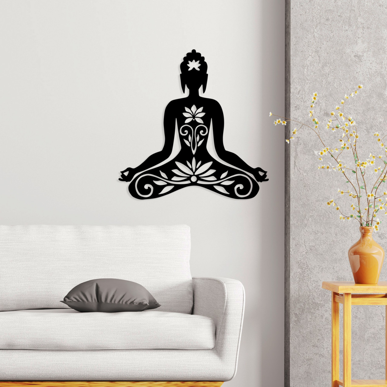 Poze Accesoriu decorativ de perete metalic Yoga 5