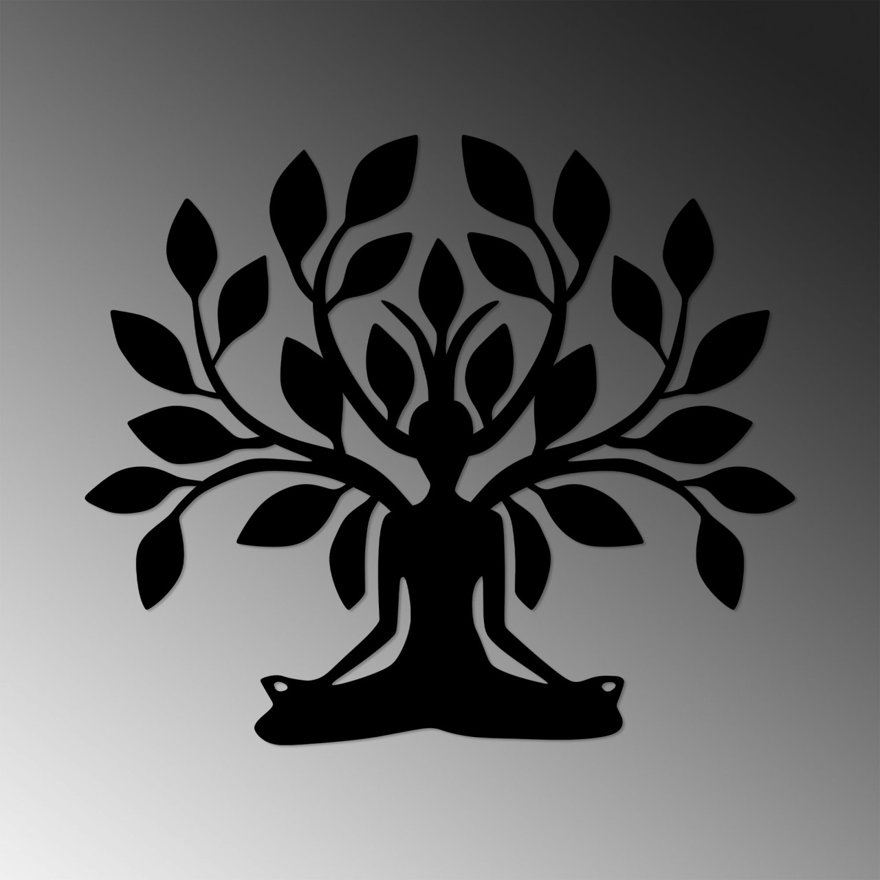 Poze Accesoriu decorativ de perete metalic Yoga