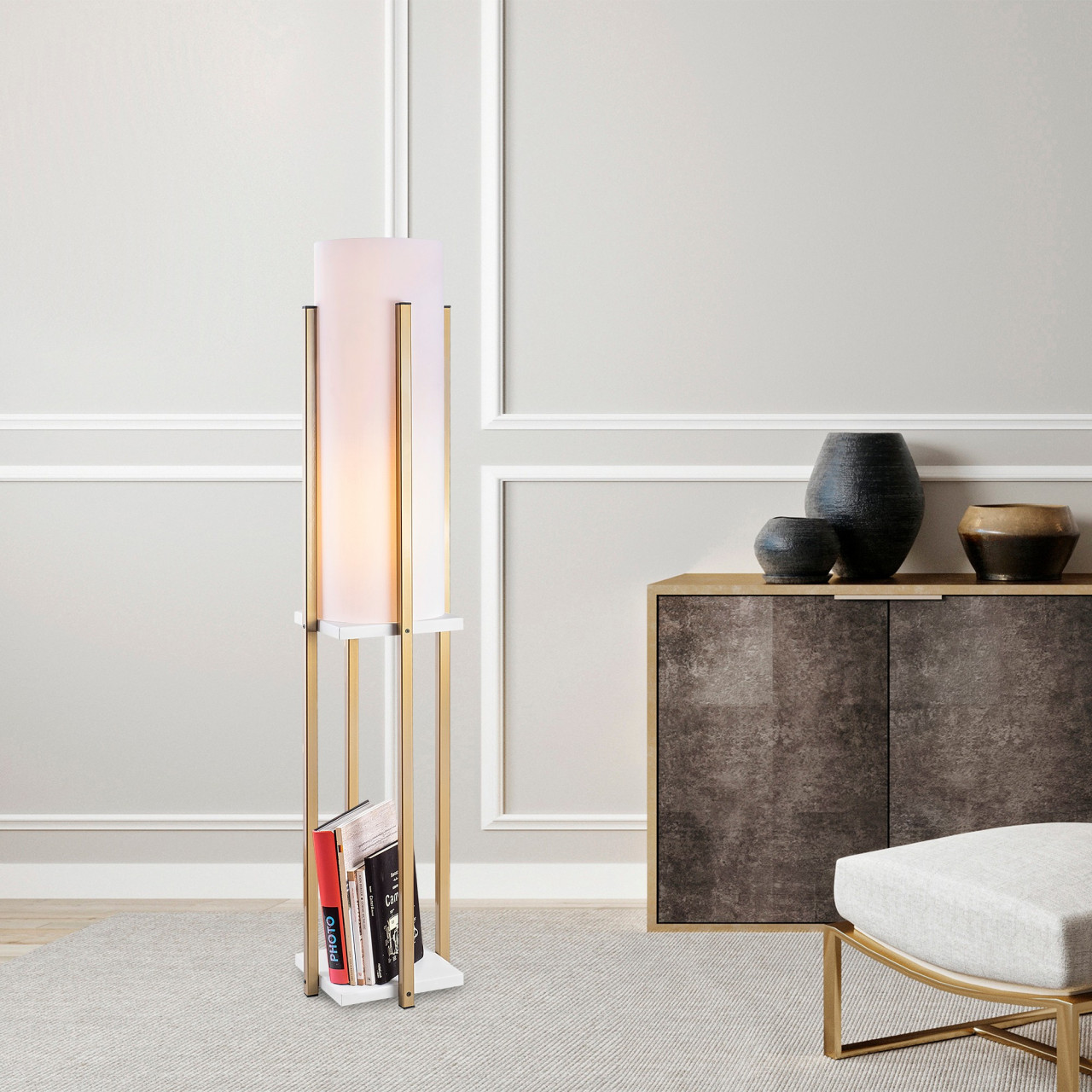 Poze Aplica 7133 - White, Gold