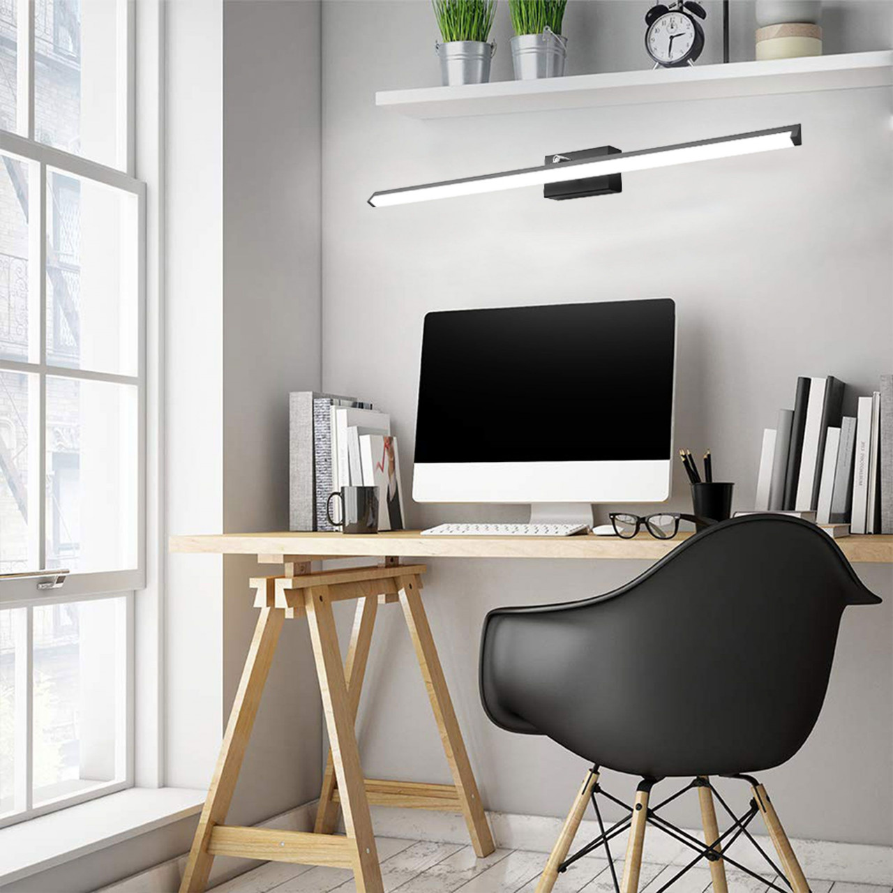 Poze Aplica LED pentru oglinda 20W 100CM APP375-1W neagra