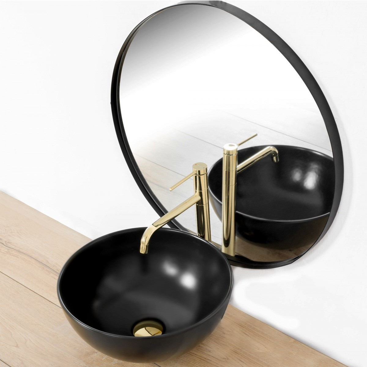Poze Baterie Lugano Gold lucios înaltă – H 34 cm