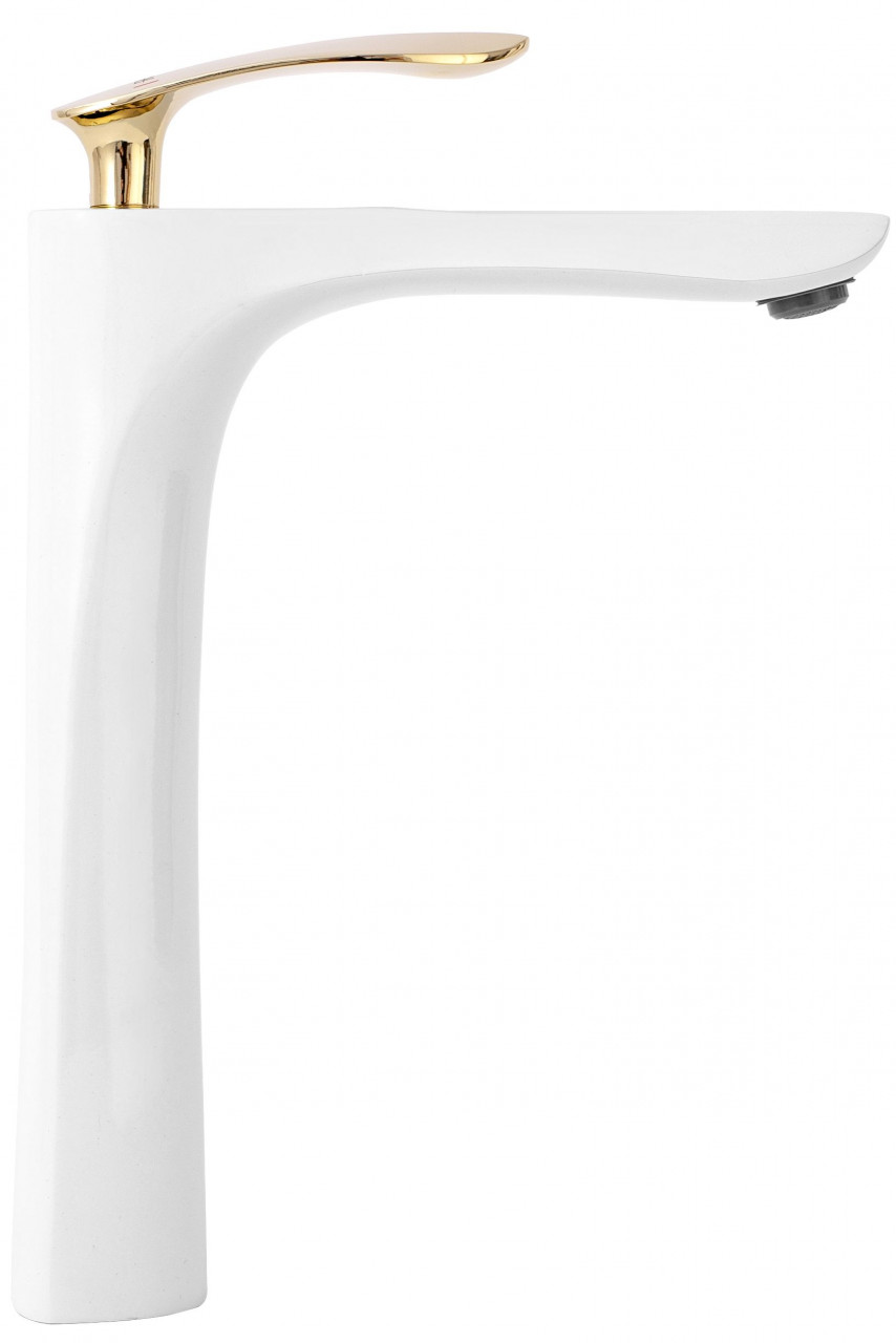 Poze Baterie Orbit inalta alb/auriu H29 cm