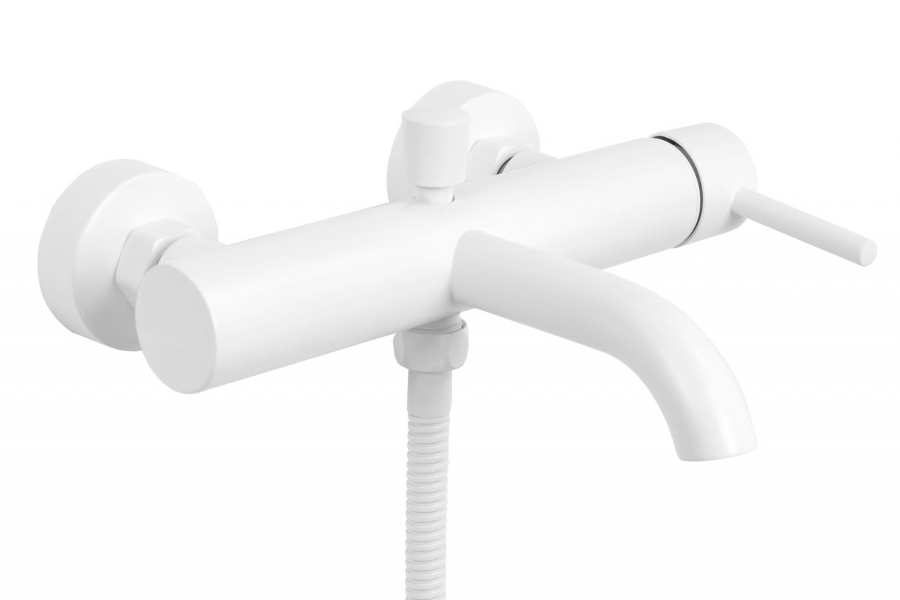 Poze Baterie pentru cada Lungo alb mat