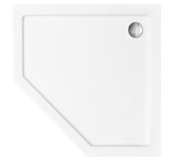 Poze Cadita pentru dus Diamond alba - L90 x l90 x h5