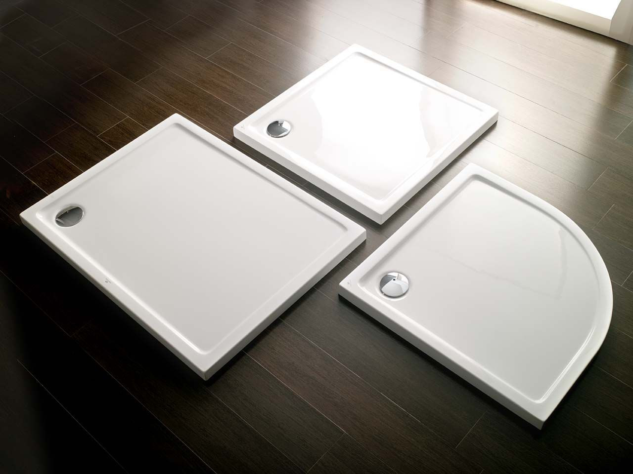Poze Cadita pentru dus Savoy alb 90x90