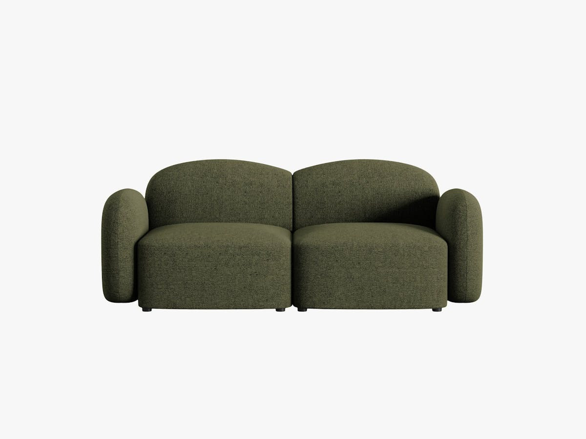 Poze Canapea 2 locuri Blair chenille L194 cm