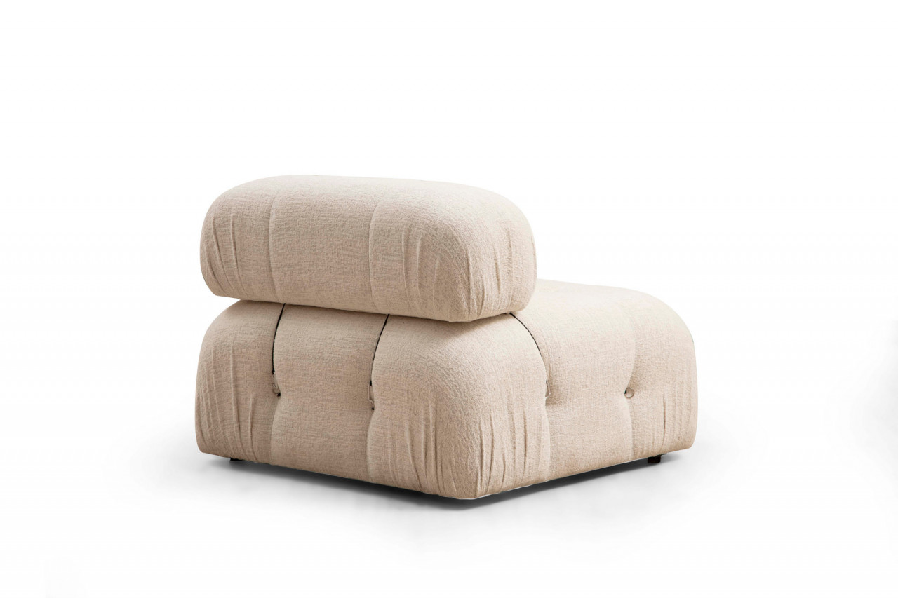 Poze Canapea 3 locuri Bubble crem plusata (L1-O1-1R)