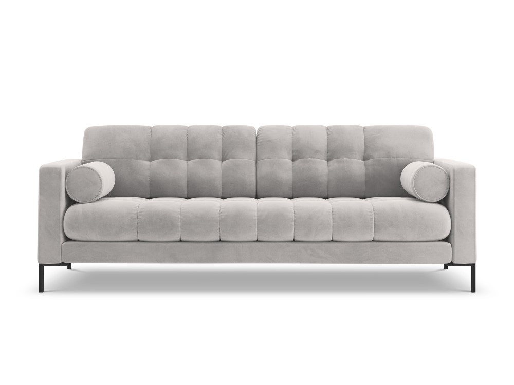 Poze Canapea Bali 3 locuri velvet/picioare negre – L177 x l92 x h75