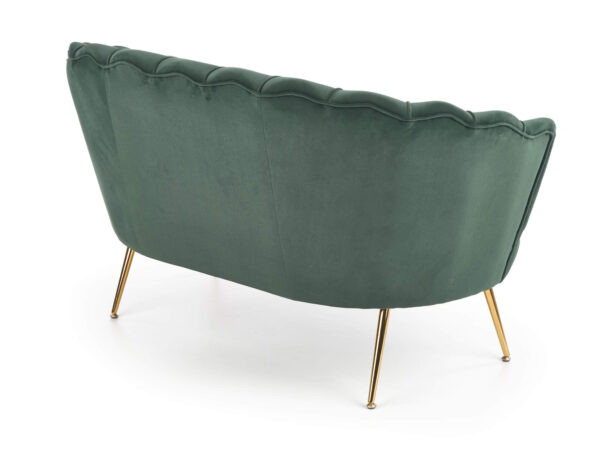 Poze Canapea fixa Amorinito XL velvet verde
