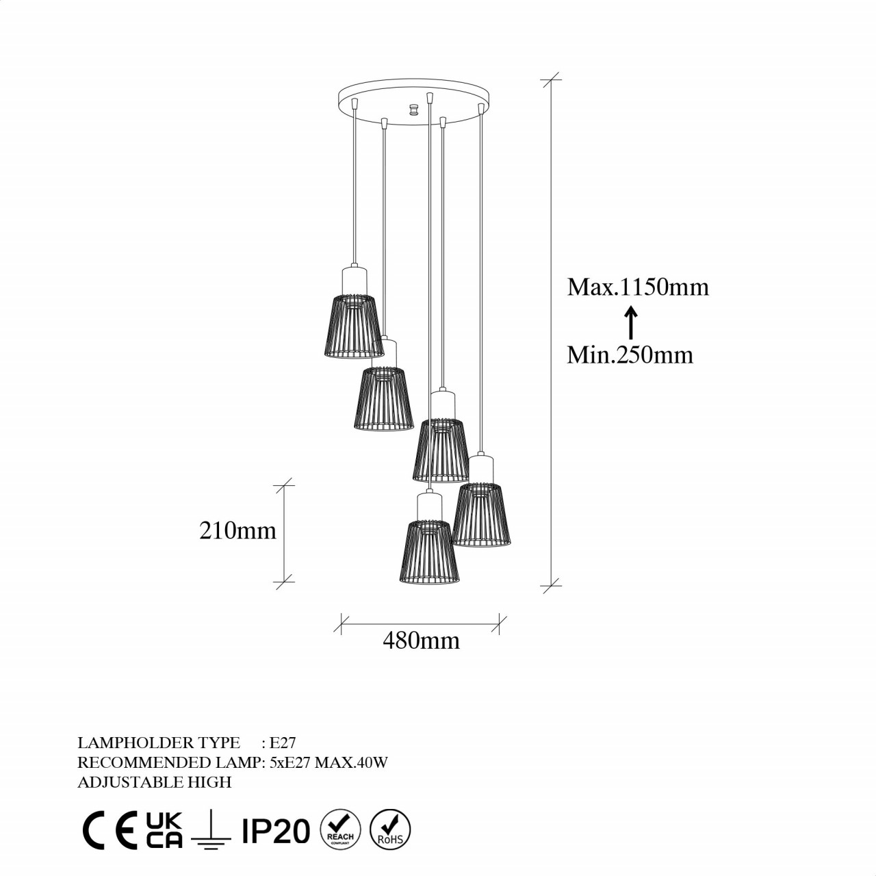 Poze Candelabru KEMTEL-11855