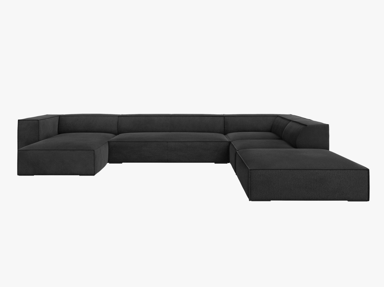 Poze Coltar 6 locuri Agawa stofa L365 cm