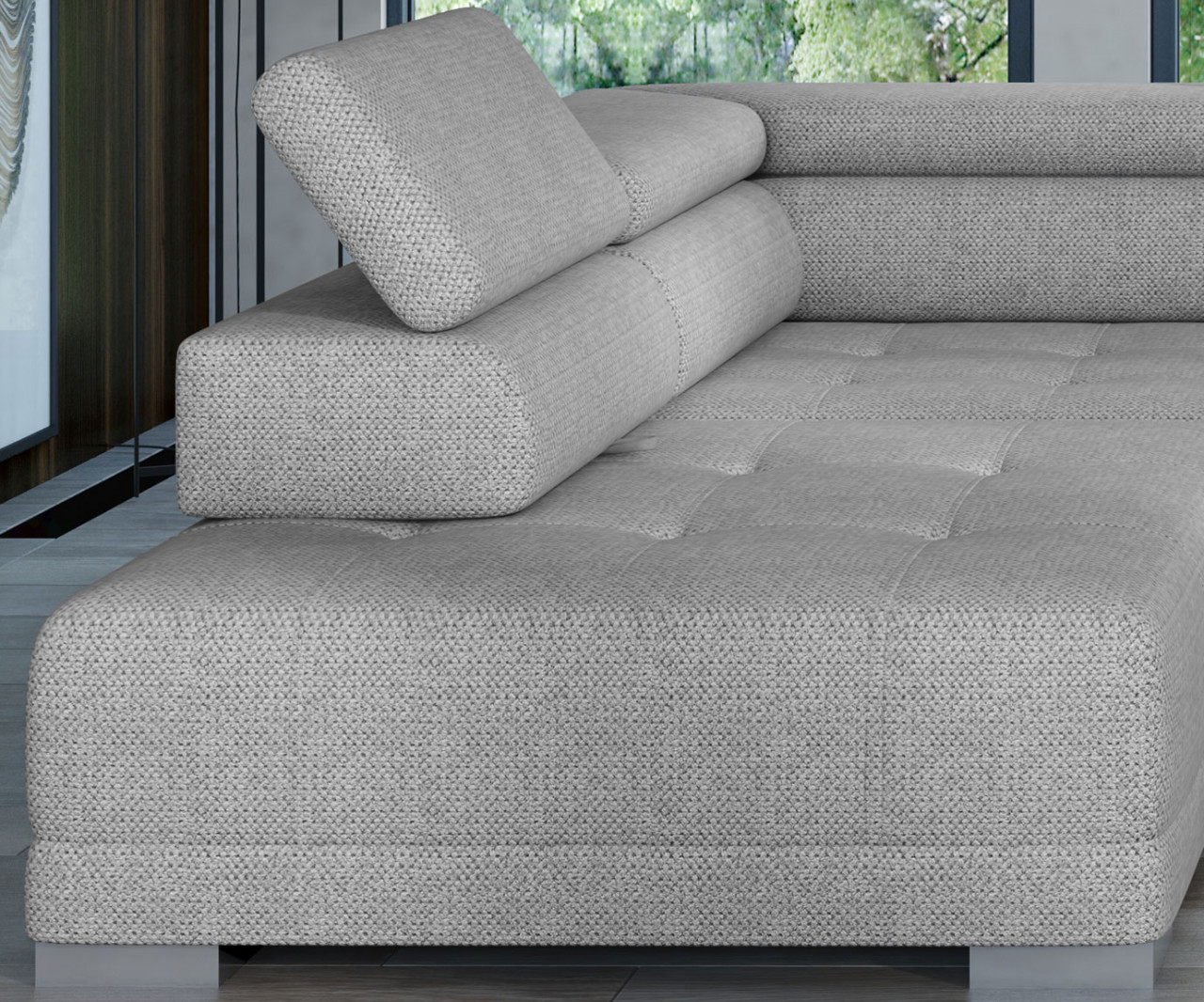 Poze Coltar cu reglaj electric Campo XL – L374 x l220 x h101 cm