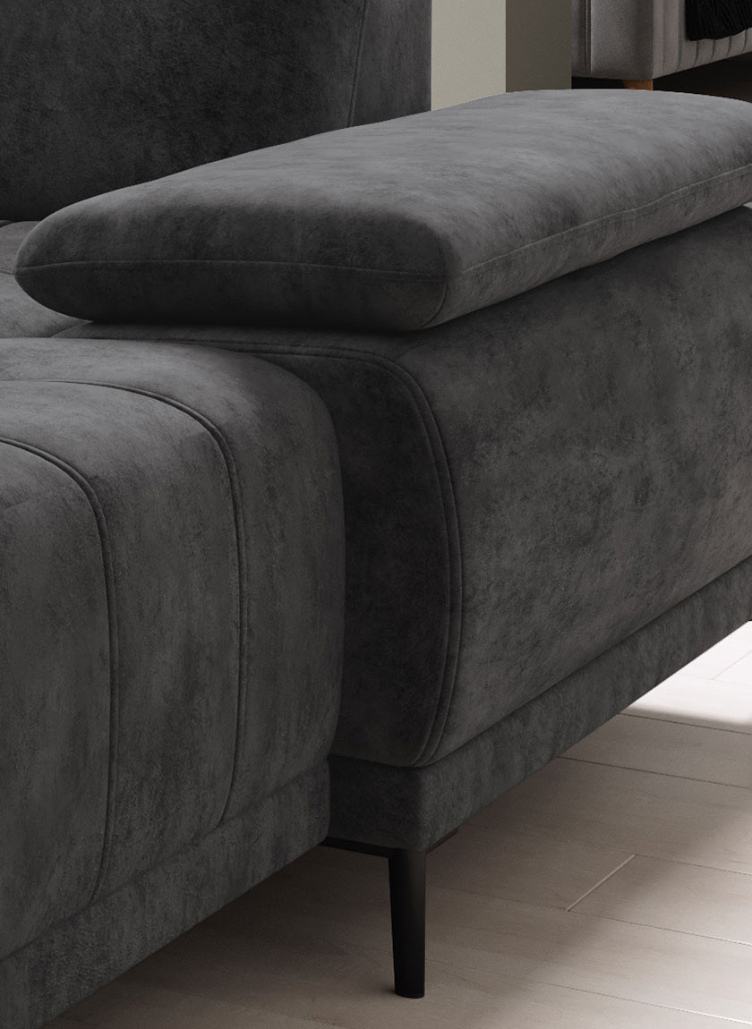 Poze Coltar cu reglaj electric Focus XL – L352 x l204 x h98 cm