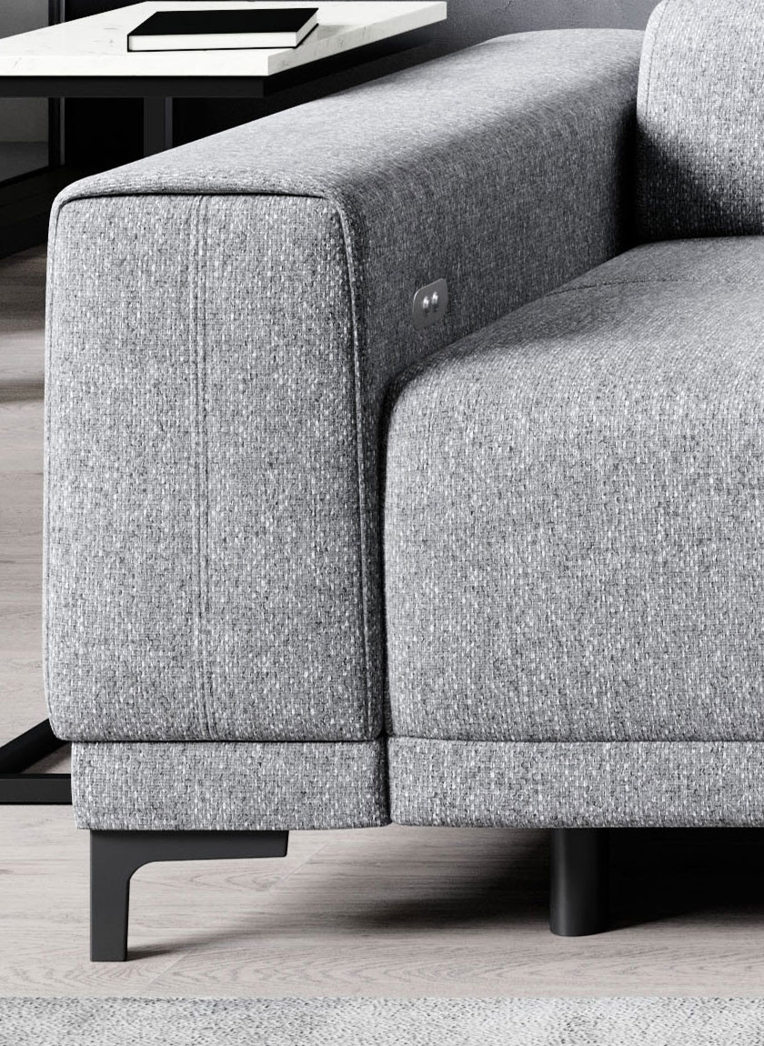 Poze Coltar cu reglaj electric Hugo mini – L276 x l177 x h96 cm