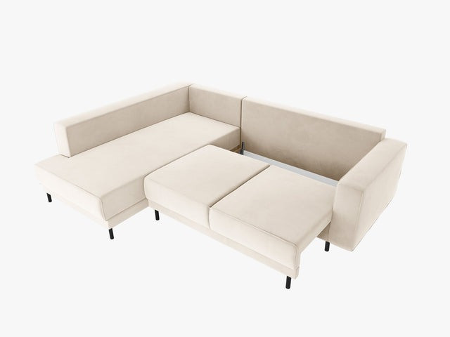 Poze Coltar extensibil 5 locuri Caro catifea L247 cm