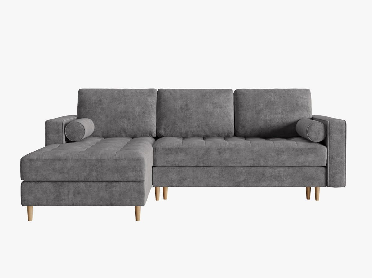 Poze Coltar extensibil 5 locuri Gobi stofa L240 cm