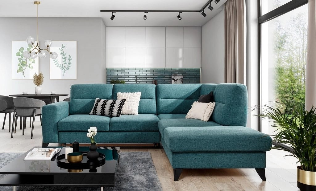 Poze Coltar living extensibil Cassara – L277 x l237 x h100