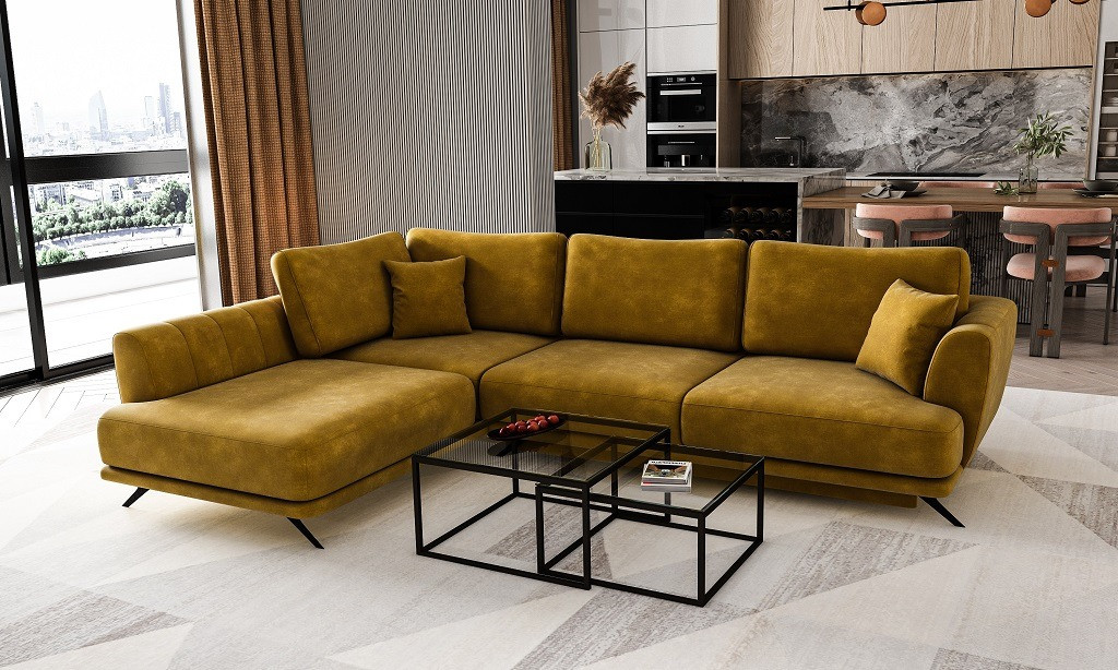 Poze Coltar living extensibil Larde – L280 x l178 x h93 cm