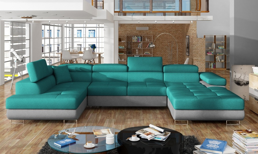 Poze Coltar living extensibil Rodrigo – L345 x l202 x h90 cm