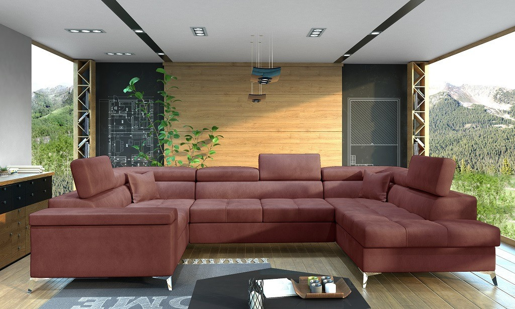 Poze Coltar living extensibil Thiago – L350 x l202 x h90 cm
