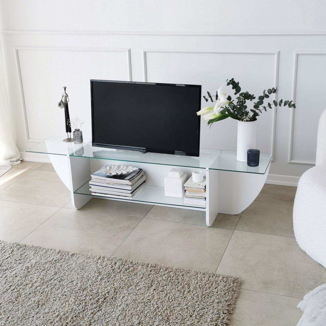 Poze Comoda TV Lily alba