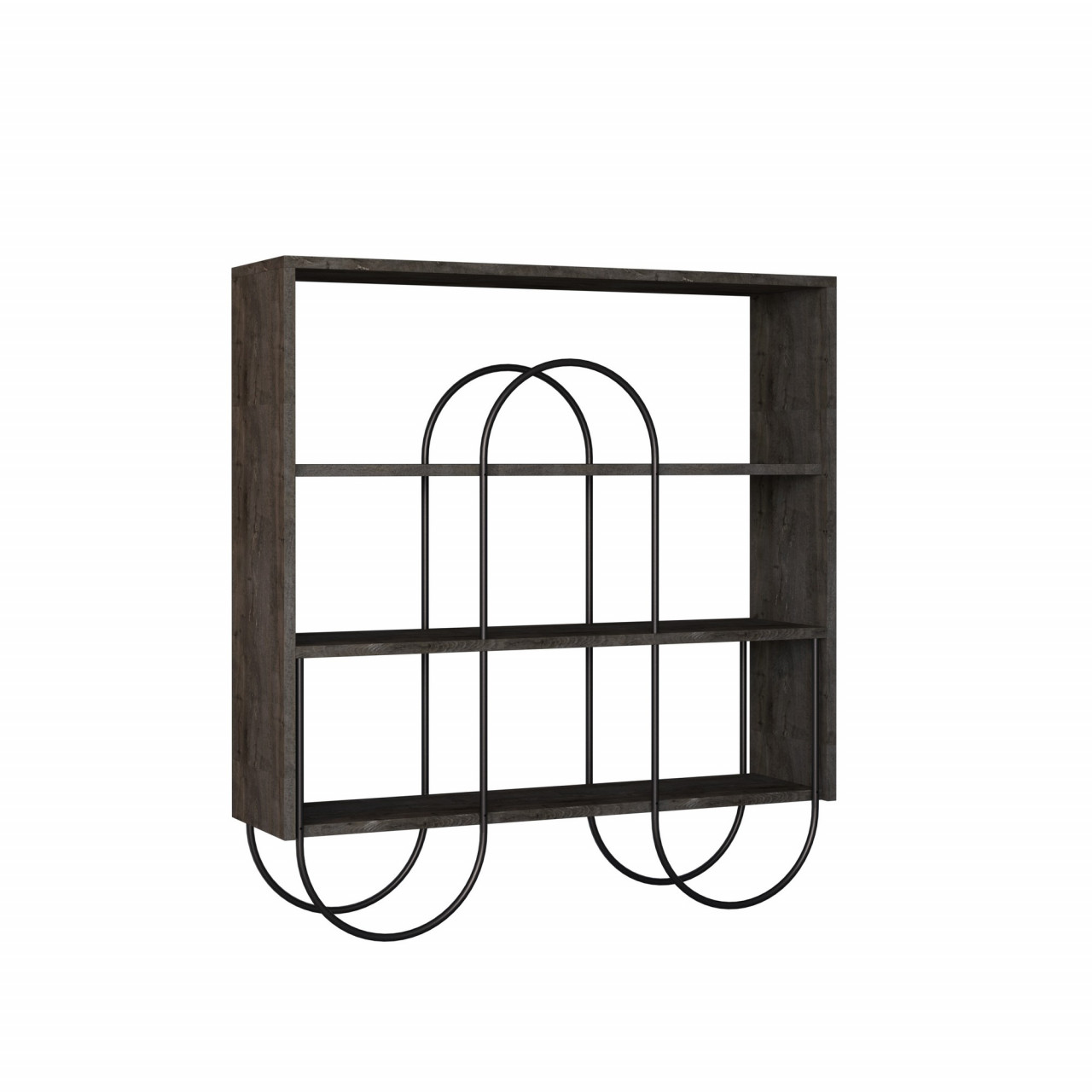 Poze Consola Norfolk maro inchis MDF L96 cm - H99 cm