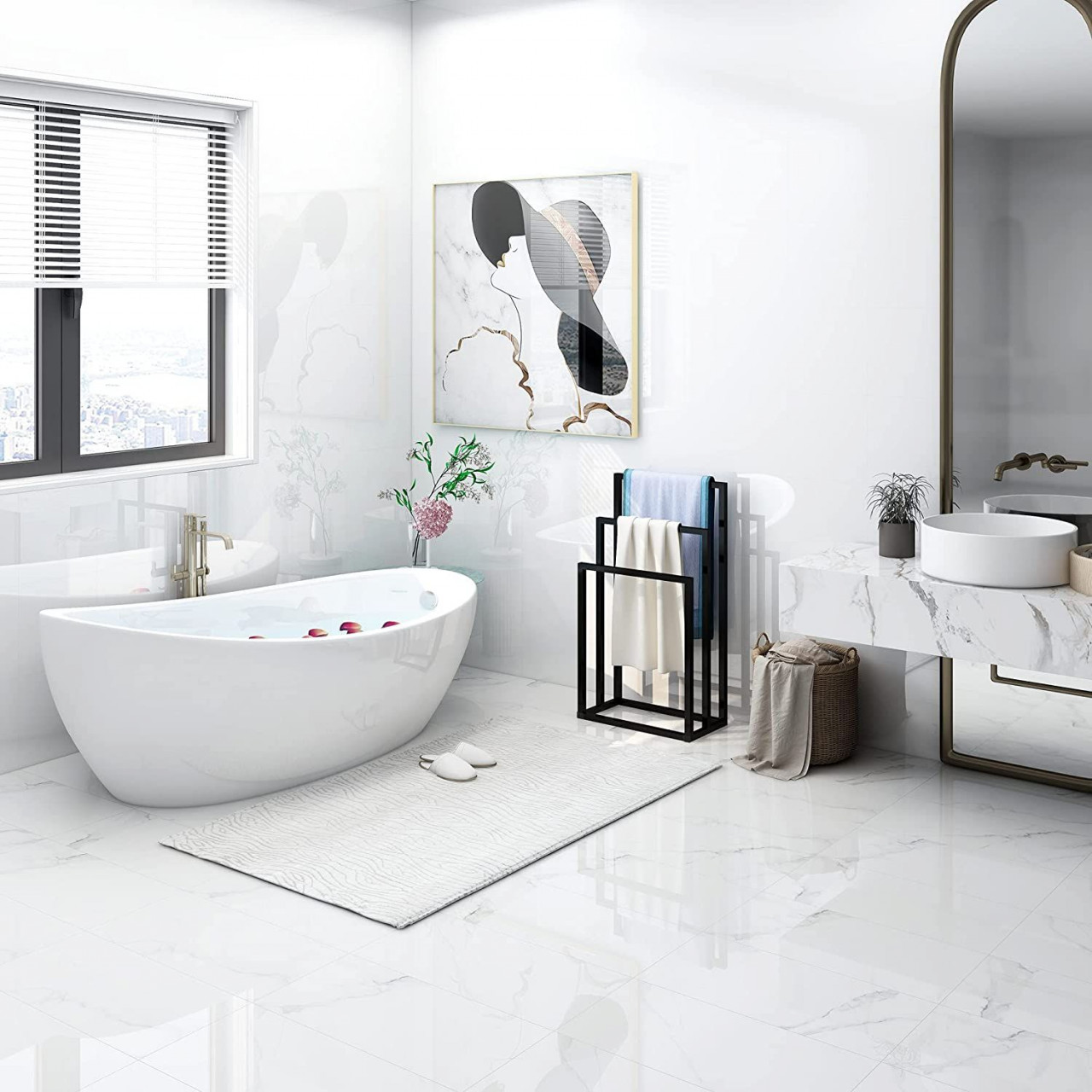 Poze Cuier de baie negru 391840