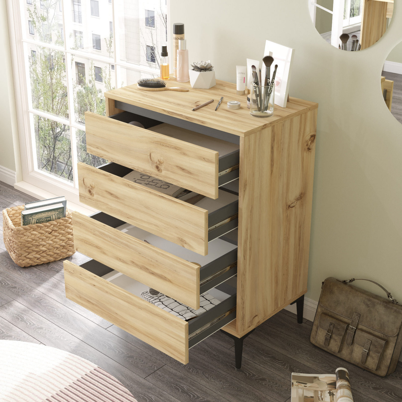 Poze Dulap cu sertare MDF AR7 - KA L72 cm - H98,3 cm