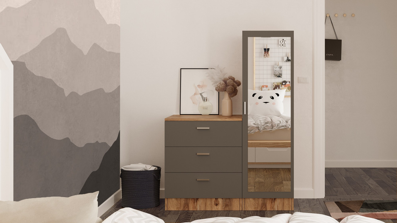 Poze Dulap MDF multifunctional CC6-AA L60 cm - H72 cm