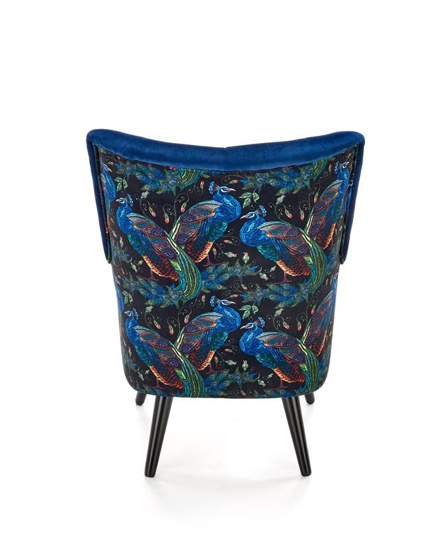 Poze Fotoliu Pagoni velvet bleumarin - H95 cm