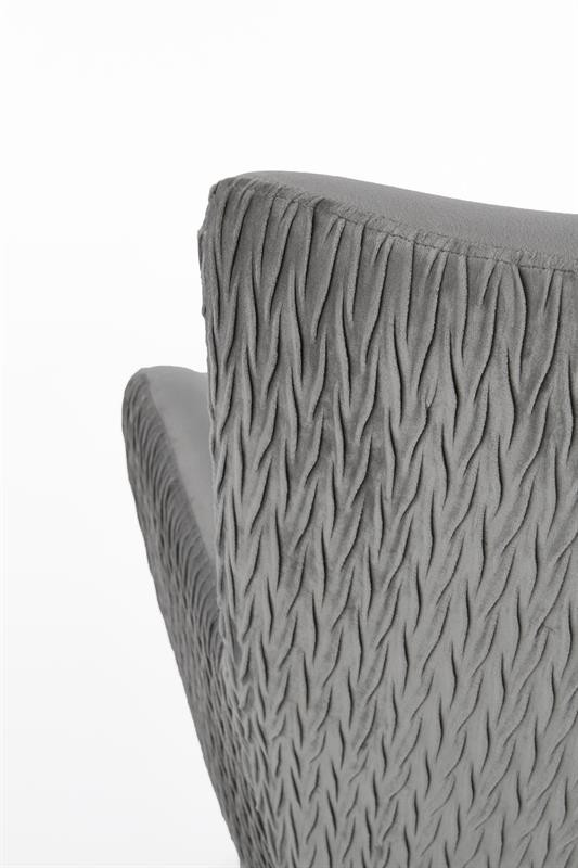Poze Fotoliu Ravel velvet gri – H100 cm