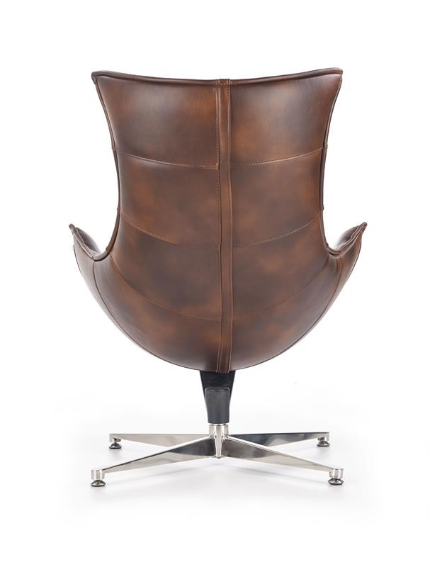 Poze Fotoliu tapitat Luxor maro - H 96 cm