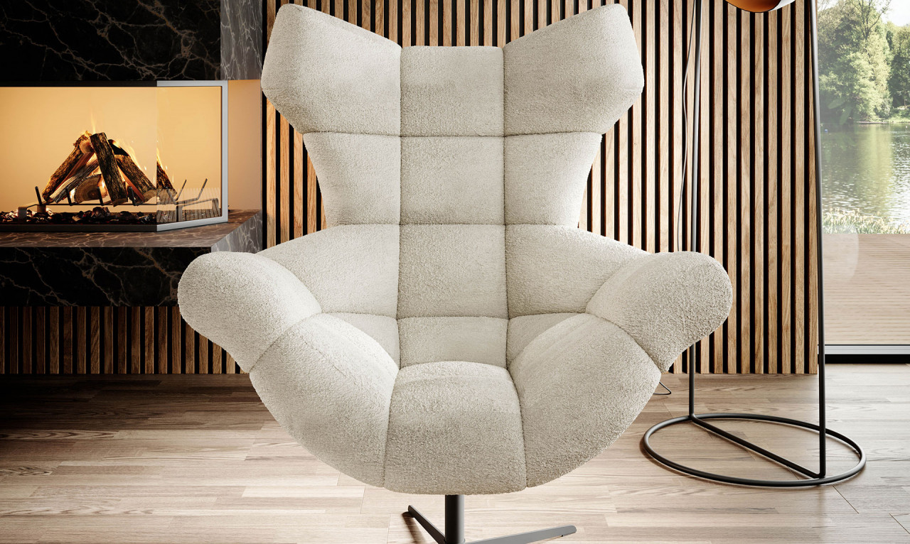 Poze Fotoliu tapitat Sensi - H119 cm