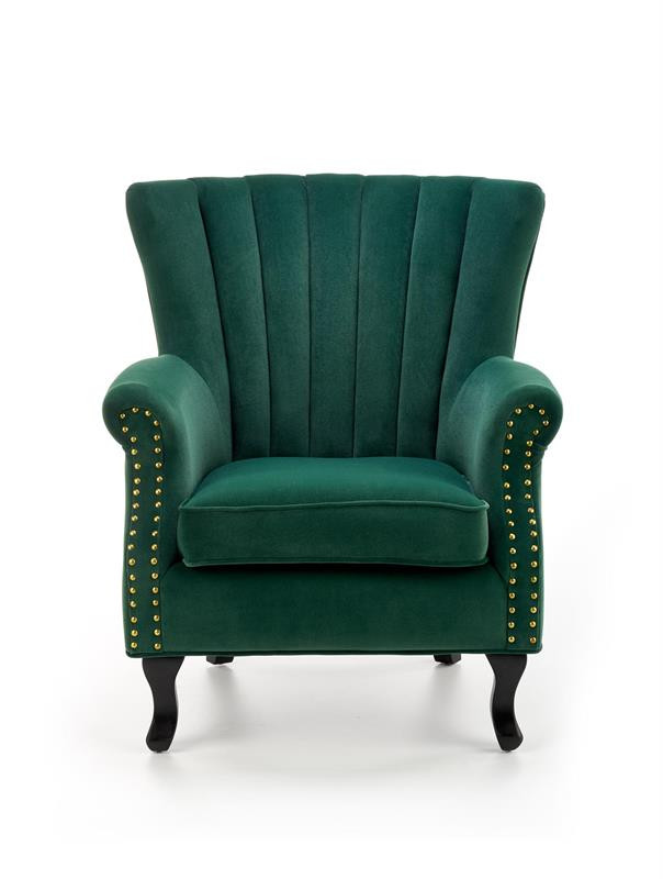 Poze Fotoliu Titan velvet verde – H87 cm