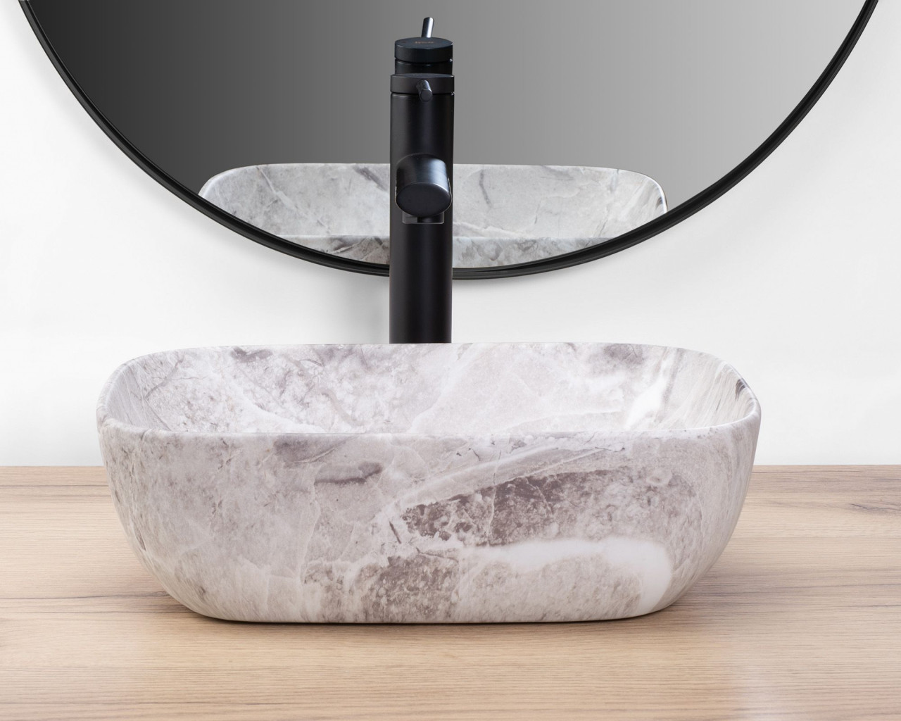 Poze Lavoar Belinda mini stone matt