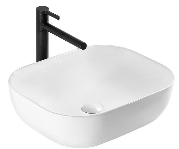 Poze Lavoar Belinda Slim Alb ceramica sanitara - 46,5 cm homewish.ro