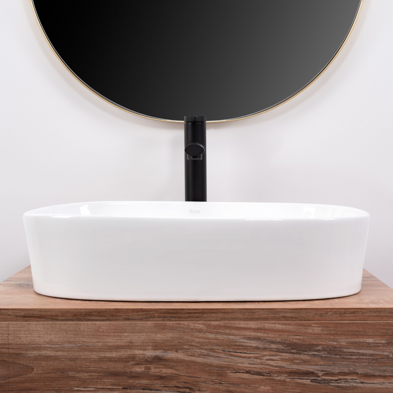 Poze Lavoar ceramica Angie alb L52 cm