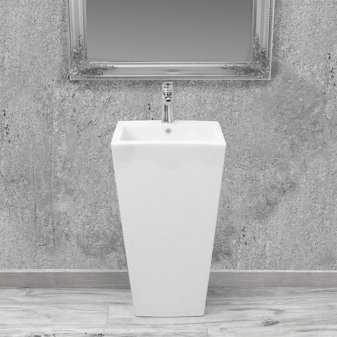 Poze Lavoar Daria freestanding ceramica sanitara - H83 cm