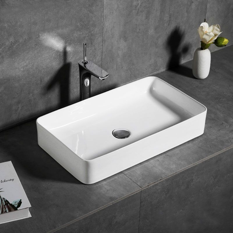 Poze Lavoar Denis ceramica sanitara alb – 61,5 cm