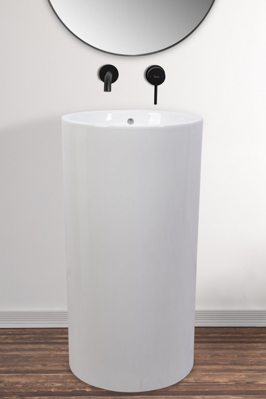 Poze Lavoar Estera freestanding alb ceramica – H81,5 cm