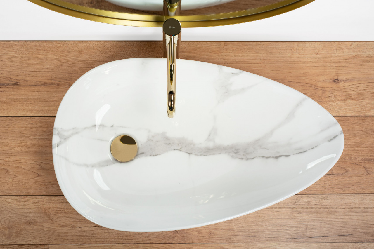 Poze Lavoar Greta Bianco Shiny L65,5 cm