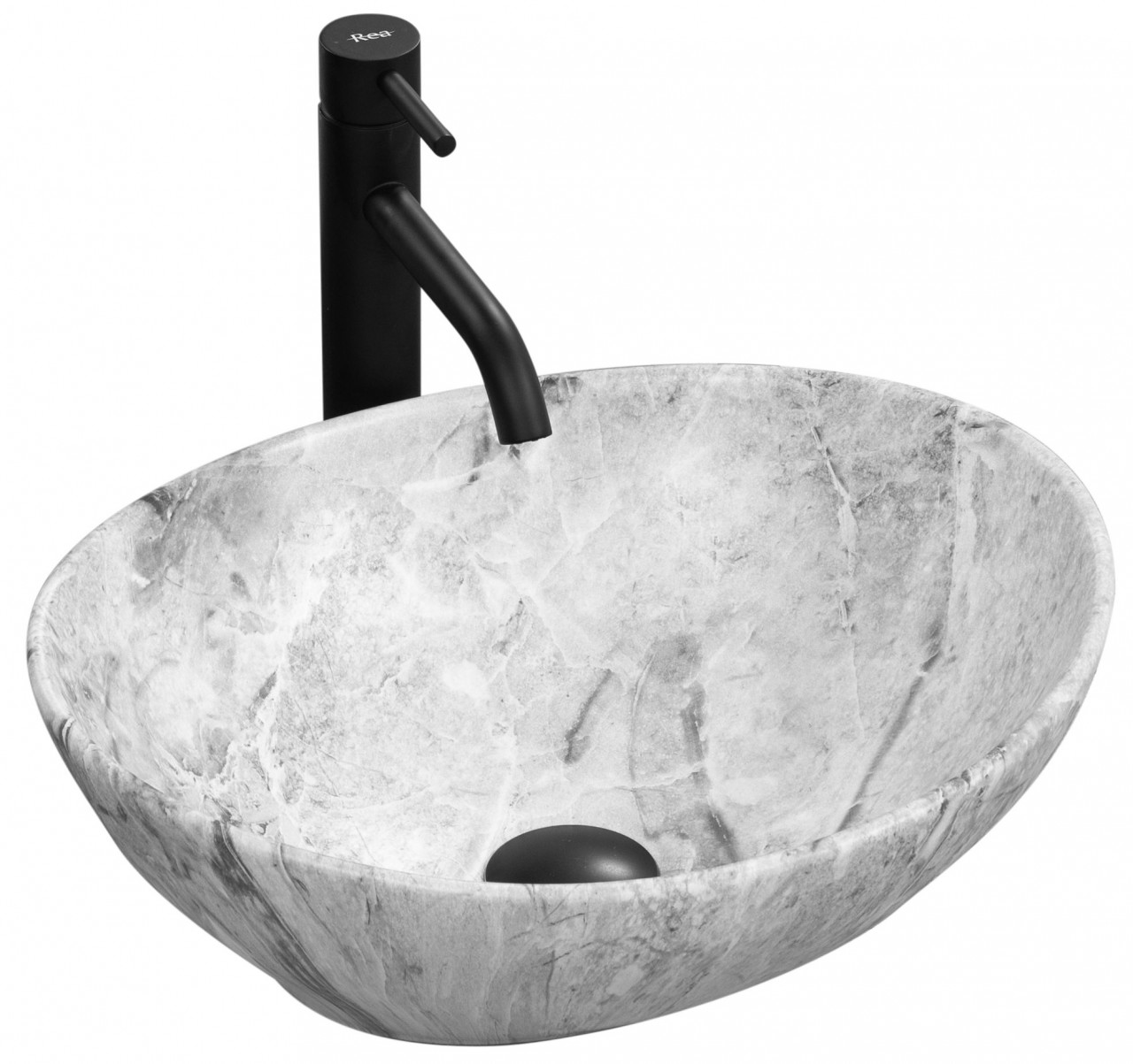 Poze Lavoar Sofia Stone ceramica sanitara - 41 cm