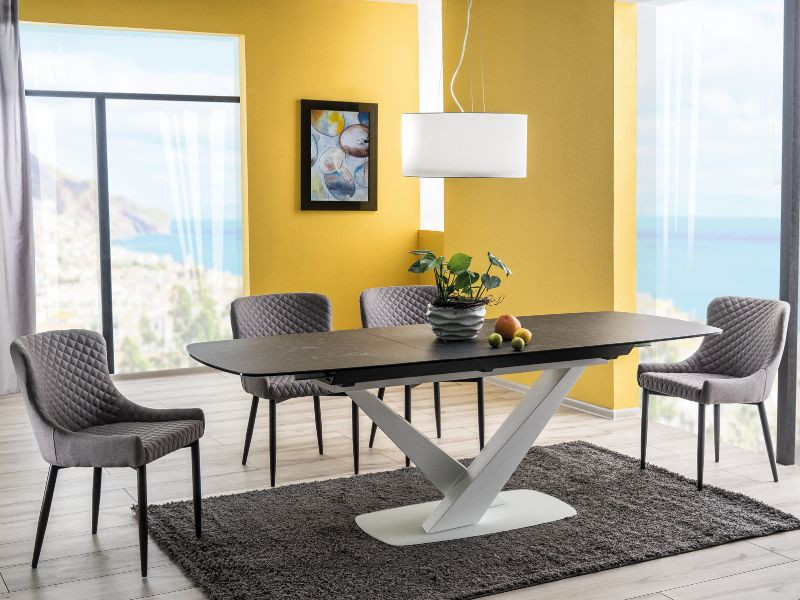 Poze Masa extensibila Cassino II Ceramic - L 160-220 x l 90 x h 76 cm