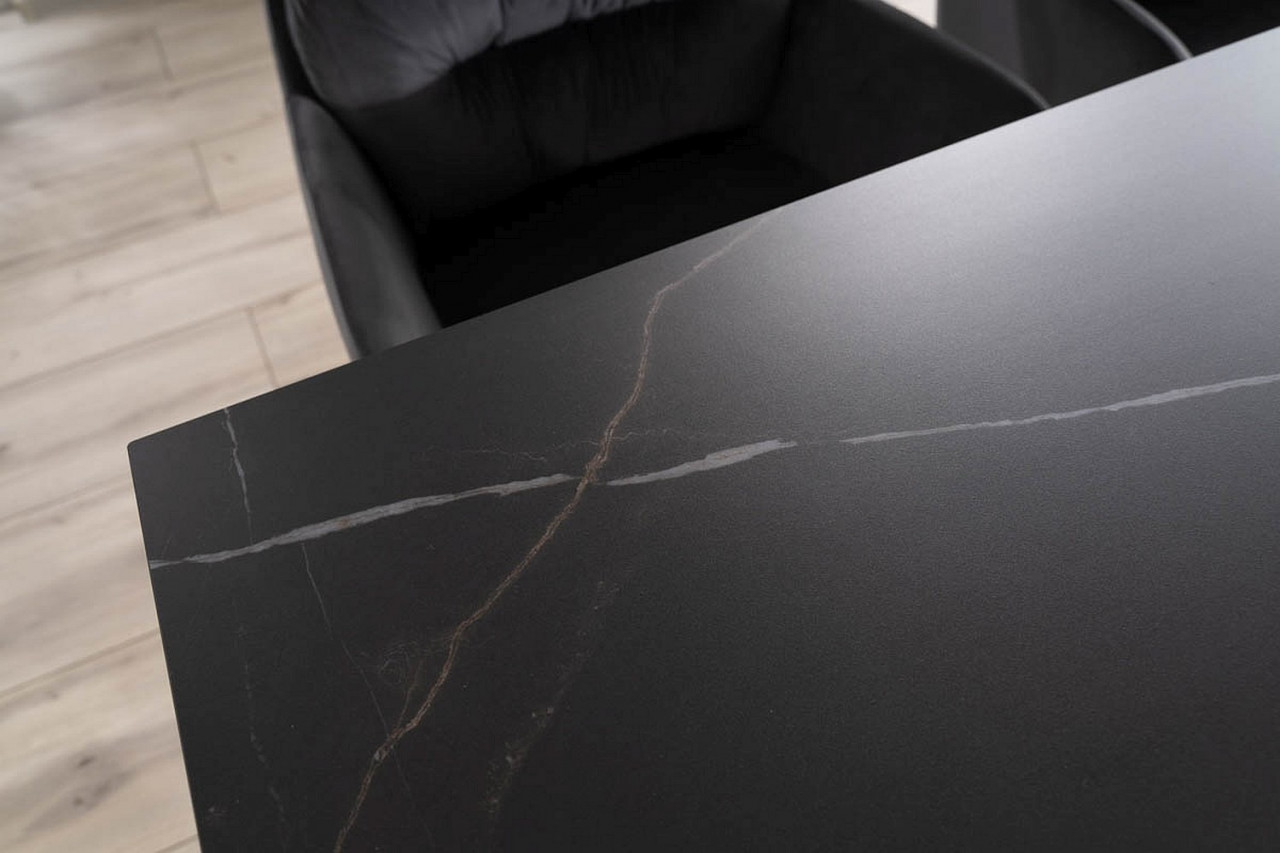 Poze Masa extensibila Salvadore Ceramic Sahara Negru - L160-240 cm