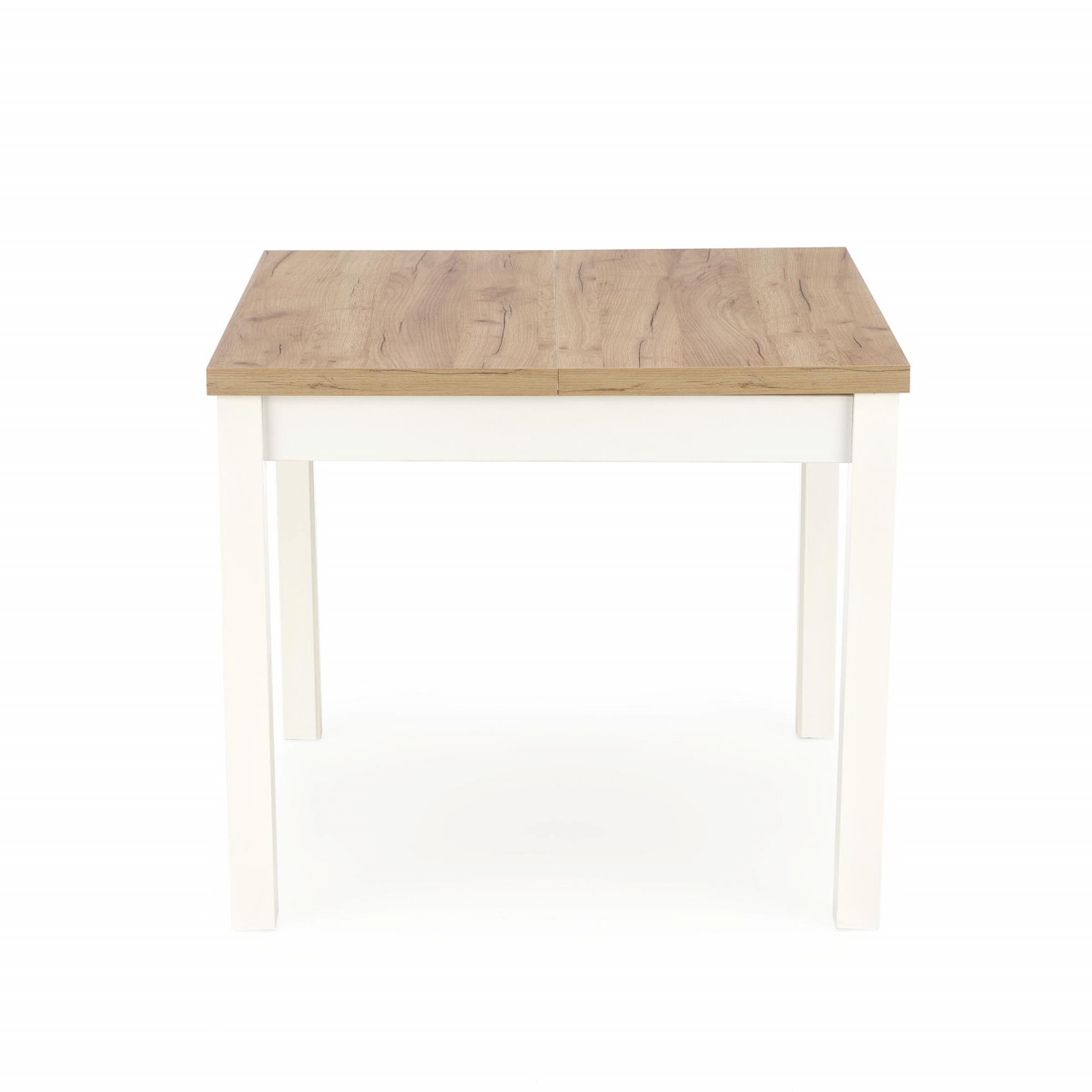 Poze Masa patrata Tiago extensibila L90-125 cm stejar craft/alb