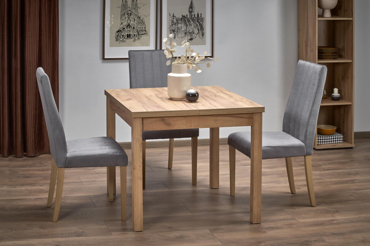 Poze Masa patrata Tiago extensibila L90-125 cm stejar craft/stejar craft