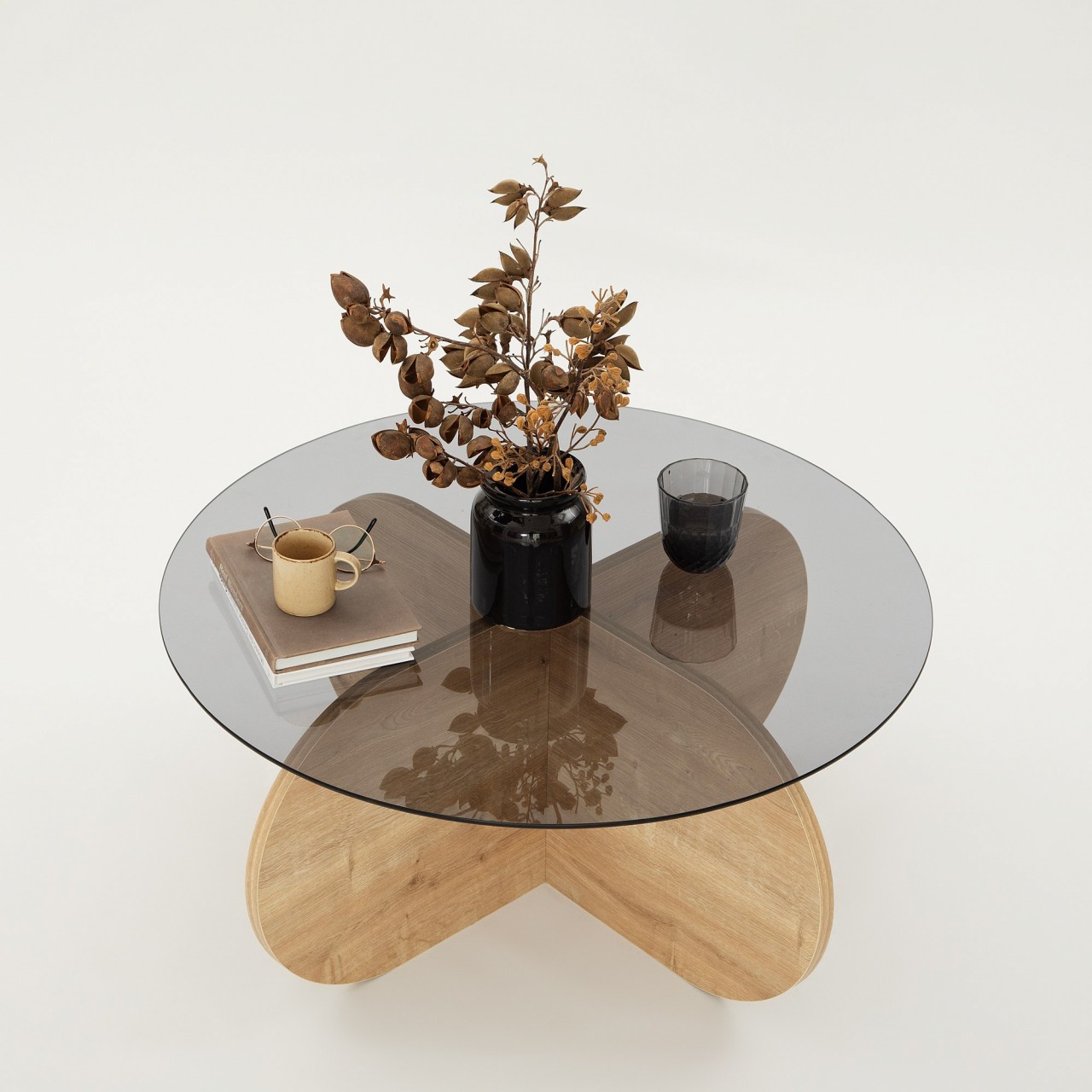 Poze Masuta de cafea Bubble fumuriu/safir
