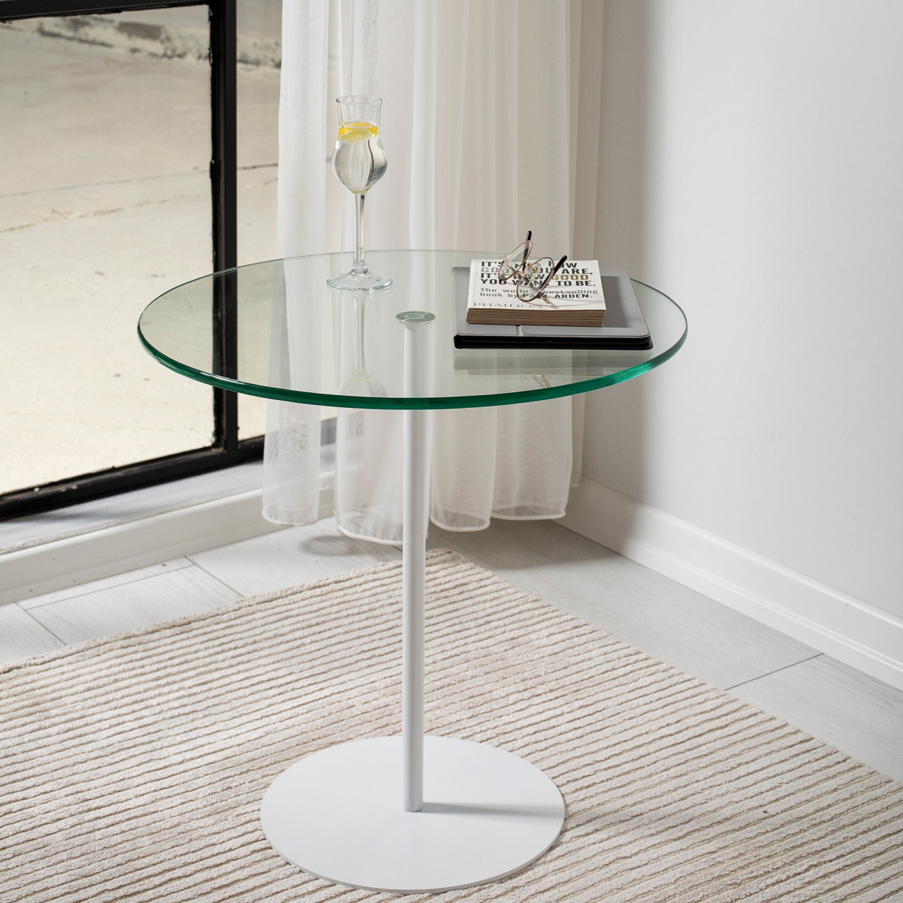 Poze Masuta de cafea Chill-Out alb / transparent