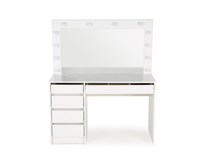 Poze Masuta de toaleta cu oglinda si LED Hollywood XL – Alb